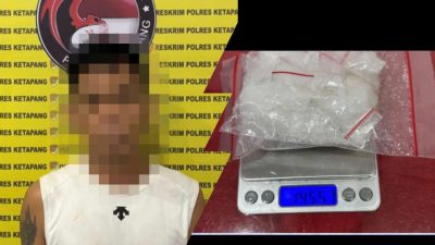 Kuasai Narkoba Jenis Sabu, Seorang Pria Di  Air Upas Diamankan Polisi