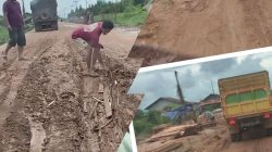 Jl.Pelang-Tumbang Titi Parah Masih 4 KM