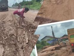 Jl.Pelang-Tumbang Titi Parah Masih 4 KM