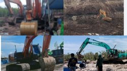 100 an Excavator Dalam Gelap PETI di Ketapang Kalbar